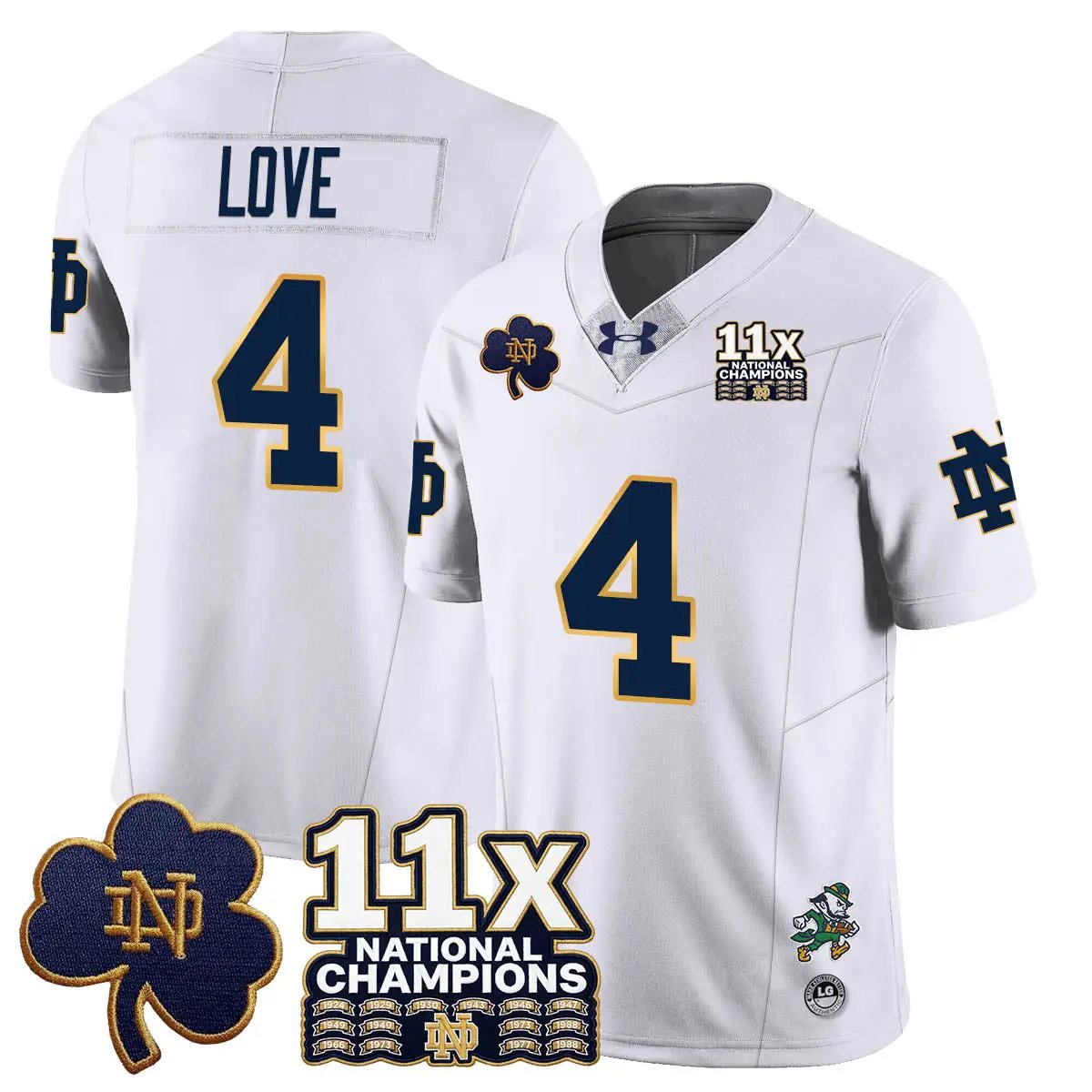 ND 11x-Time National Champions Vapor Limited Jersey by Notre Dame Fighting Irish