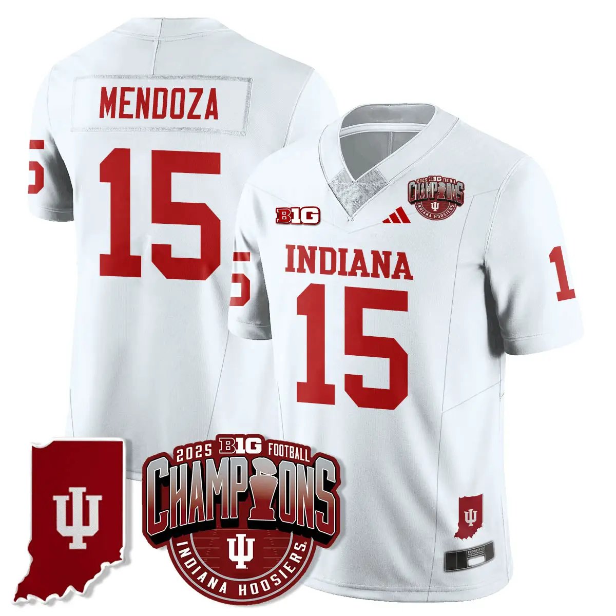 IND Vapor Limited Football Jersey - Big 10 Champions by Indiana Hoosiers