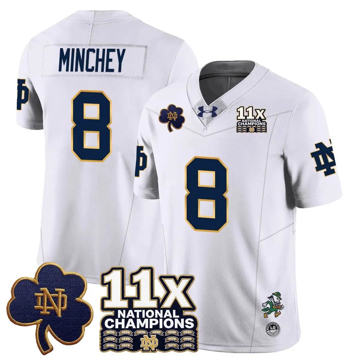 ND 11x-Time National Champions Vapor Limited Jersey by Notre Dame Fighting Irish