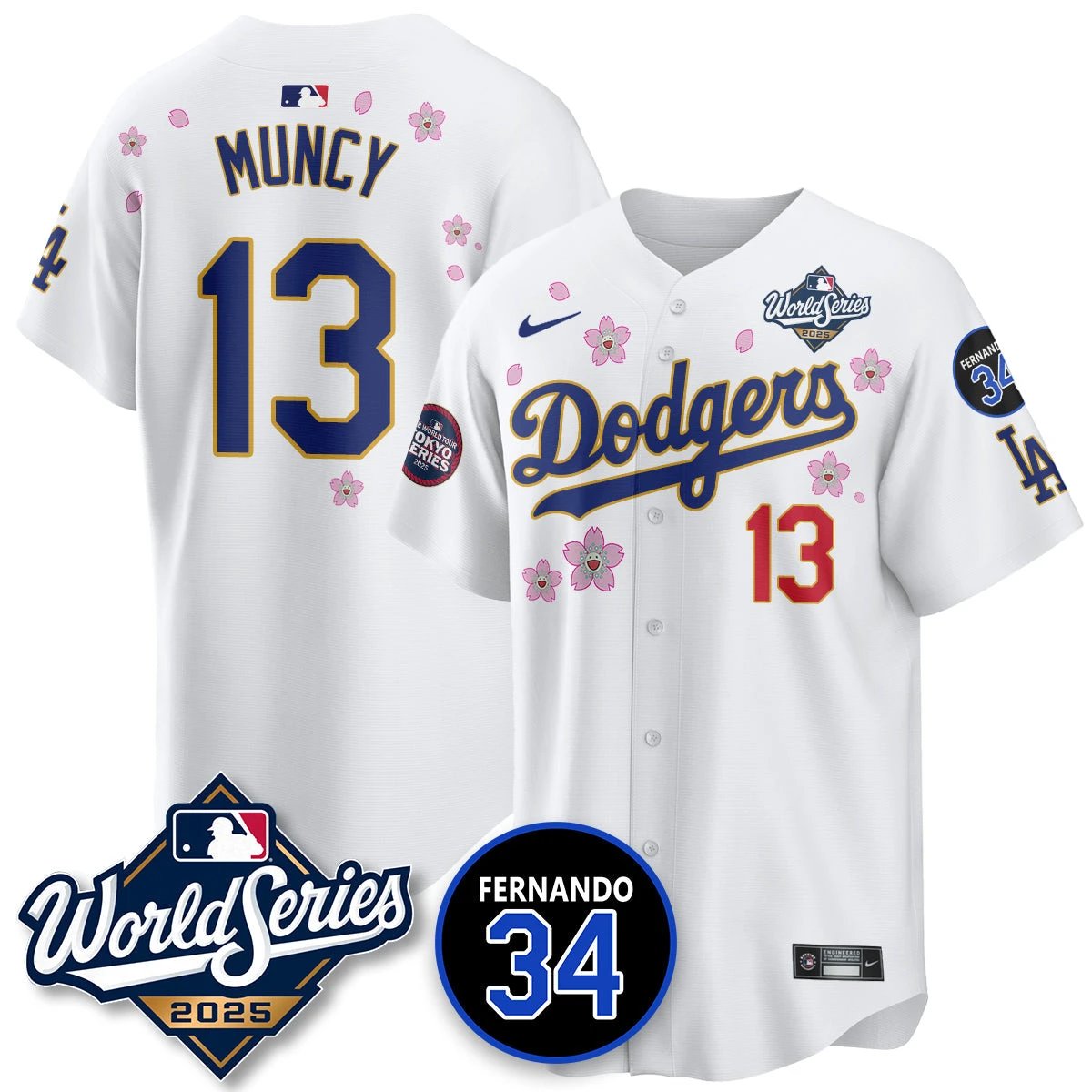 Los Angeles Dodgers Tokyo Series 2025 NL Champions Jersey - All Stitched by Los Angeles Dodgers