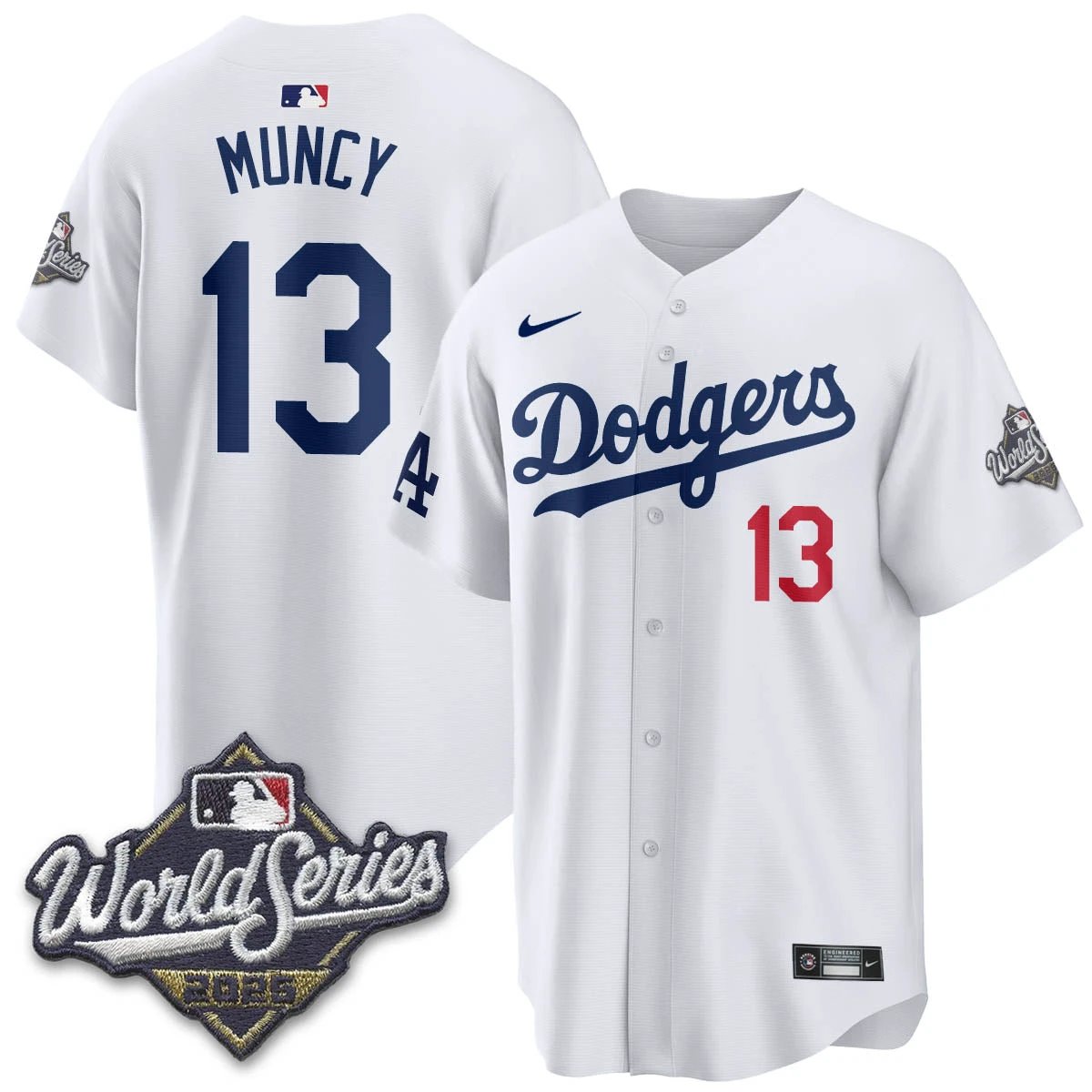 Los Angeles Dodgers 2025 World Series Jersey - All Stitched by Los Angeles Dodgers