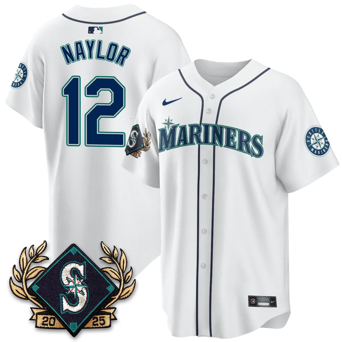 Seattle Mariners 2025 Series Champions Jersey - All Stitched by Seattle Mariners