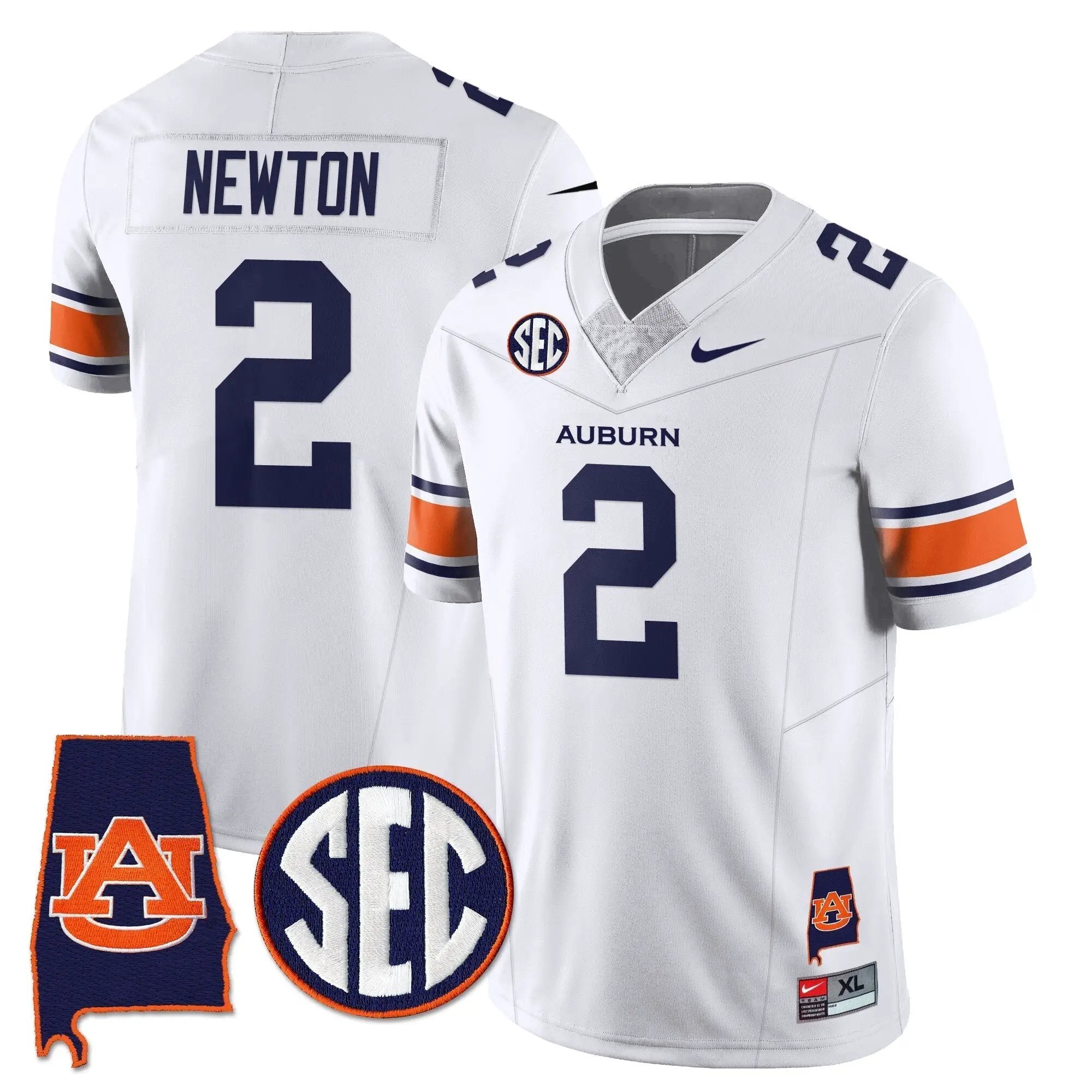 AT 2025 Alabama Patch Vapor Limited Jersey by Auburn Tigers