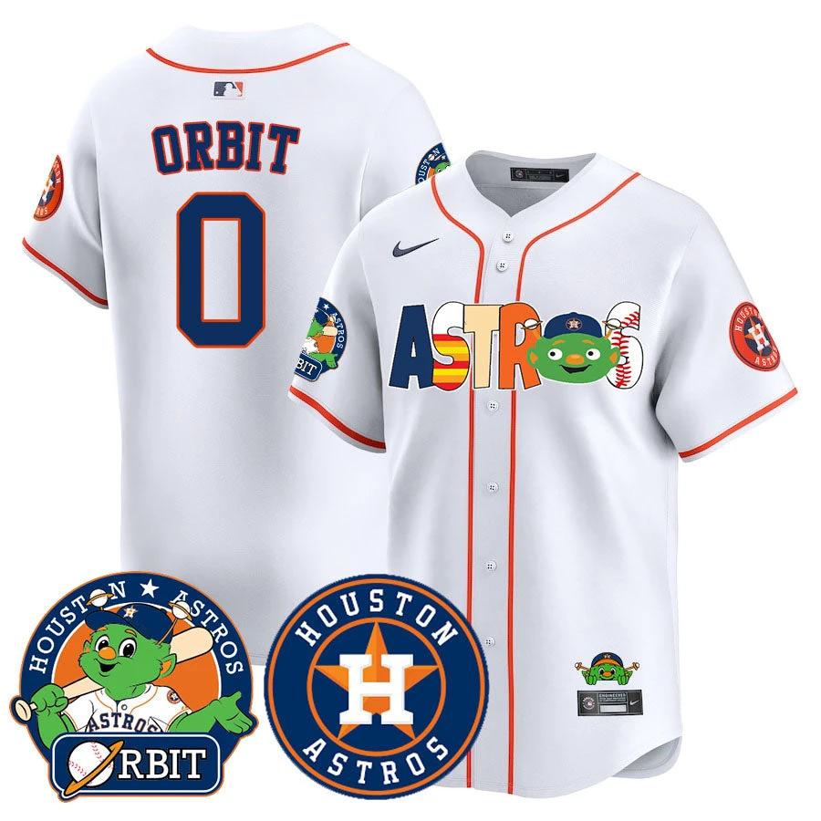 Houston Astros Orbit Vapor Premier Jersey - All Stitched by Houston Astros