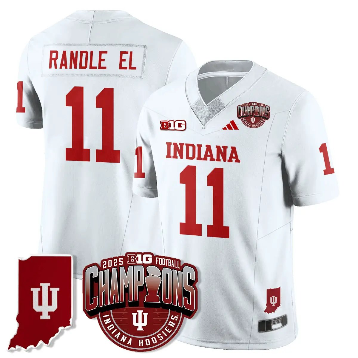 IND Vapor Limited Football Jersey - Big 10 Champions by Indiana Hoosiers