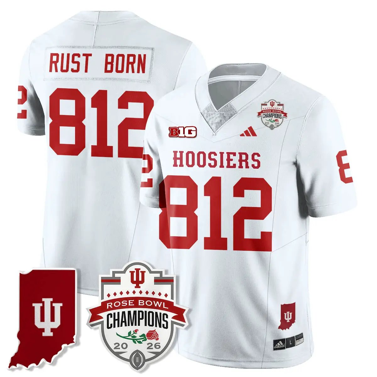 IND Vapor Limited Football Jersey - Rose Bowl Champions by Indiana Hoosiers