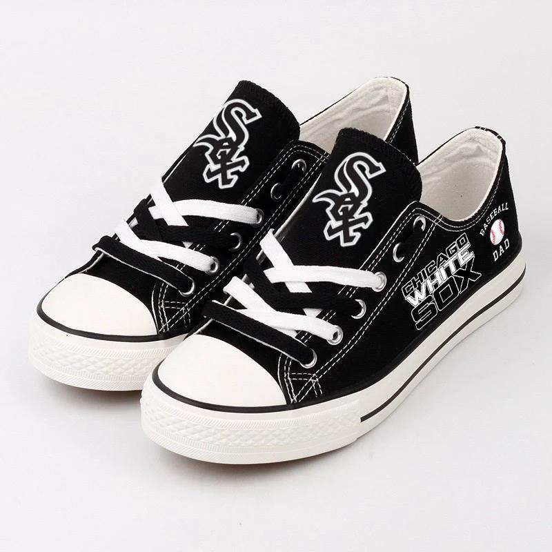White Sox Limited Limited Print Low Top Canvas Shoes Sport Sneakers For Men Women Fans by Crocs