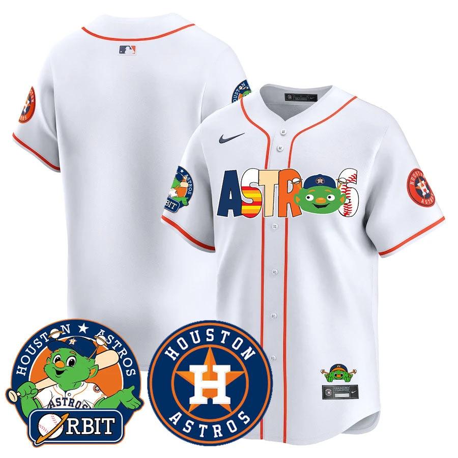 Houston Astros Orbit Vapor Premier Jersey - All Stitched by Houston Astros