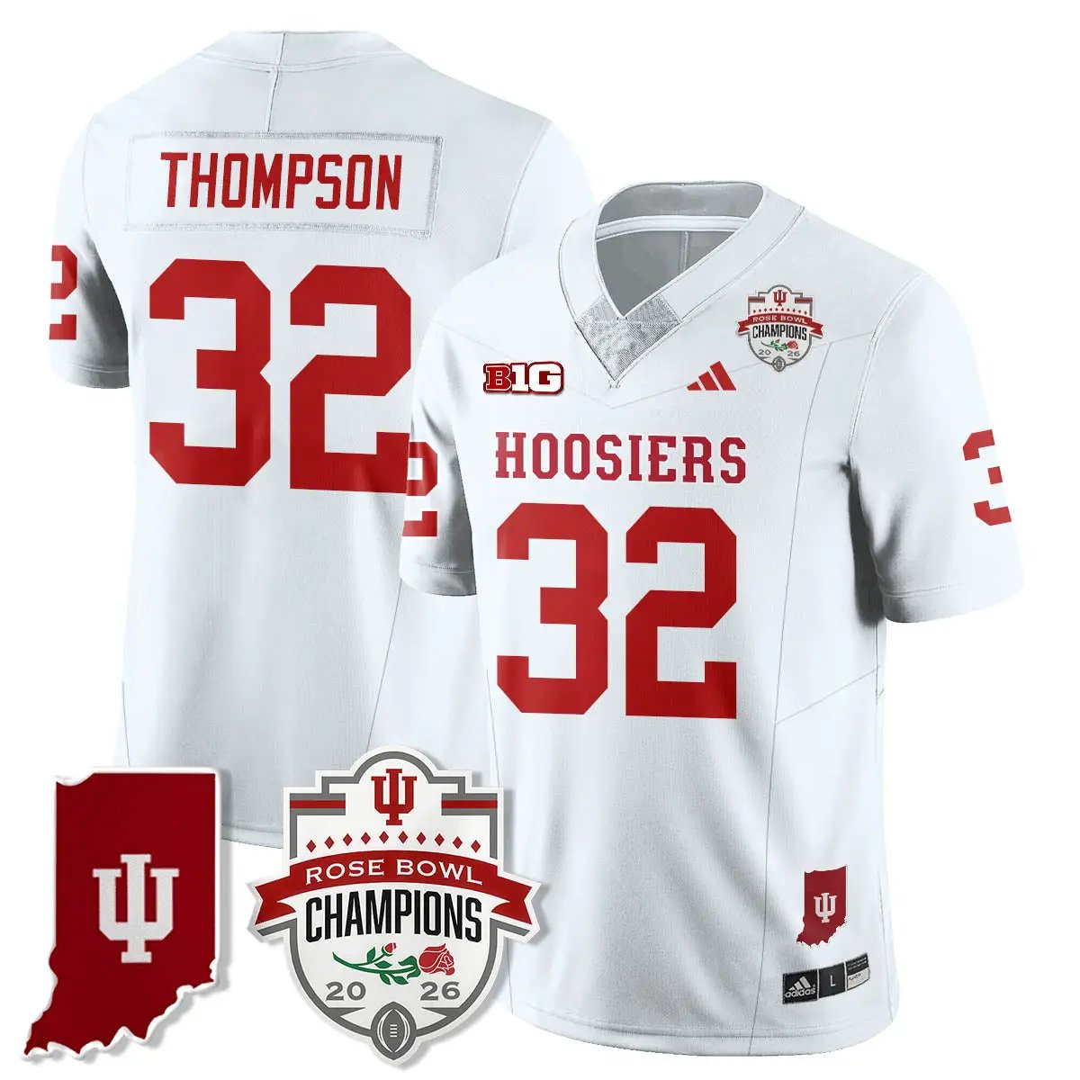 IND Vapor Limited Football Jersey - Rose Bowl Champions by Indiana Hoosiers
