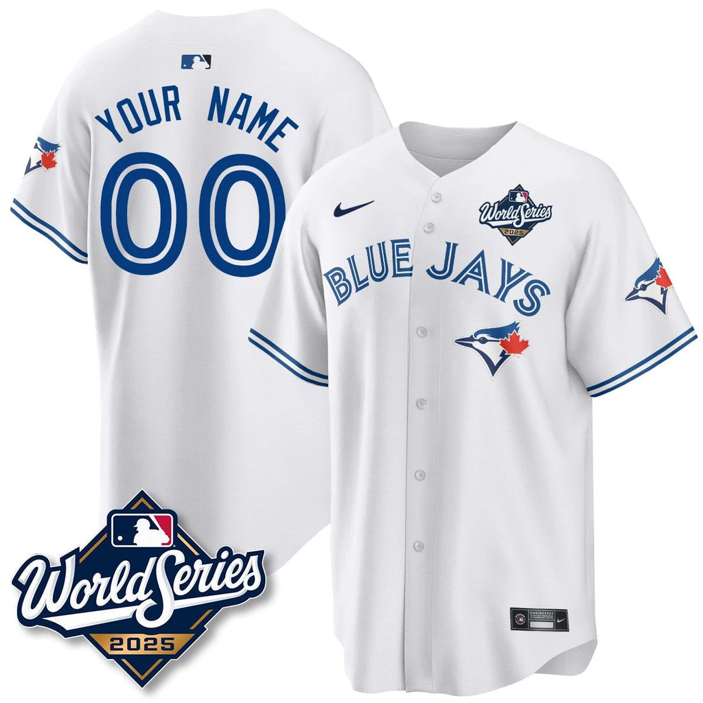 Toronto Blue Jays 2025 World Series Jersey - All Stitched by Toronto Blue Jays