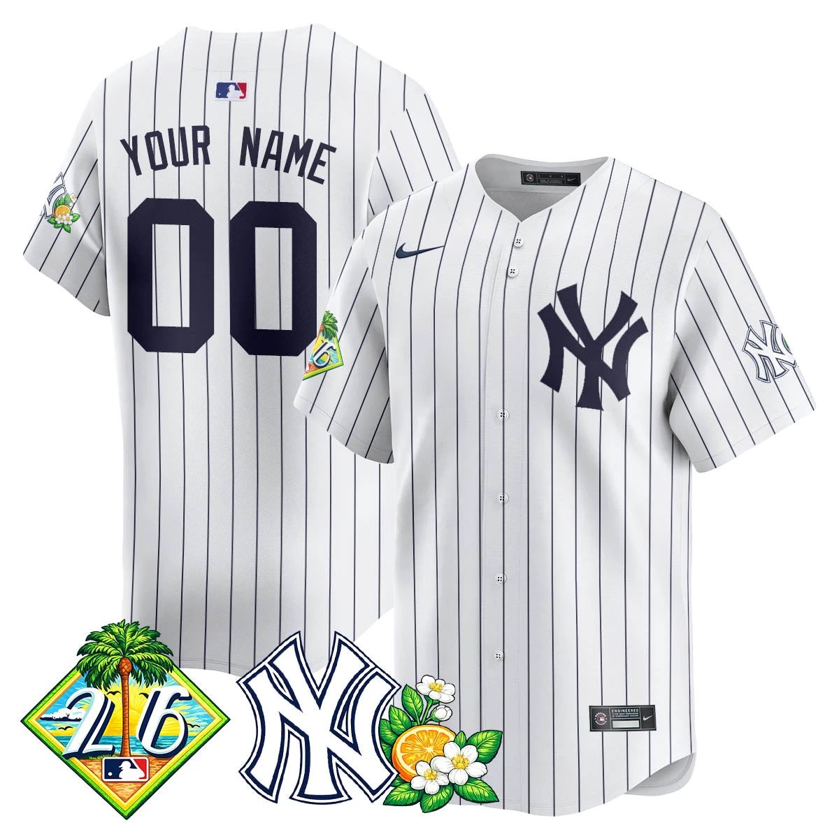 Custom NYY 2026 Spring Training Vapor Limited Jersey - All Stitched by Hotgearco