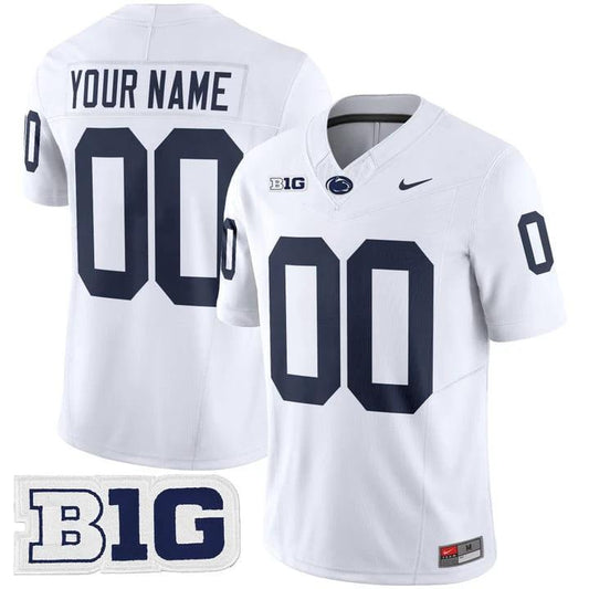 Custom Penn State Nittany Lions Jersey Vapor Limited 2025 Stitched White by My Store