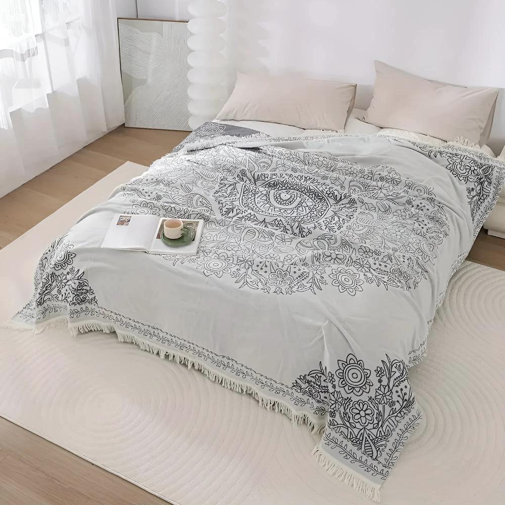 Scandi Chic Cotton Blanket by Casa & Beyond