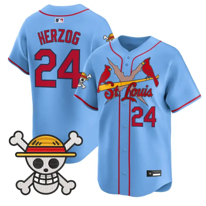 Whitey Herzog Jersey #24 St. Louis Cardinals One Piece Premier Stitched by My Store