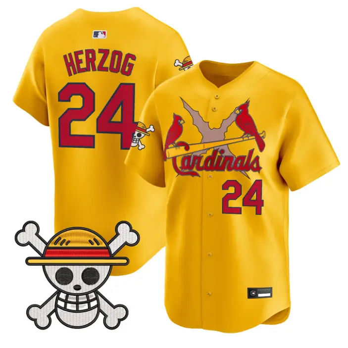 Whitey Herzog Jersey #24 St. Louis Cardinals One Piece Premier Stitched by My Store