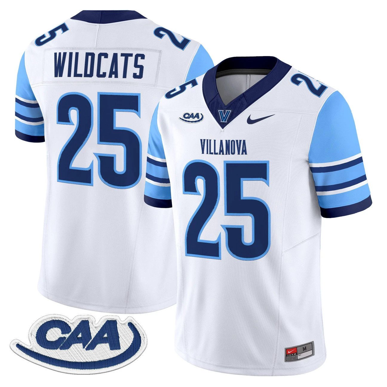 Wildcats Jersey #25 Villanova Wildcats 2025 Vapor Limited Stitched by My Store NCAA Football Jerseys