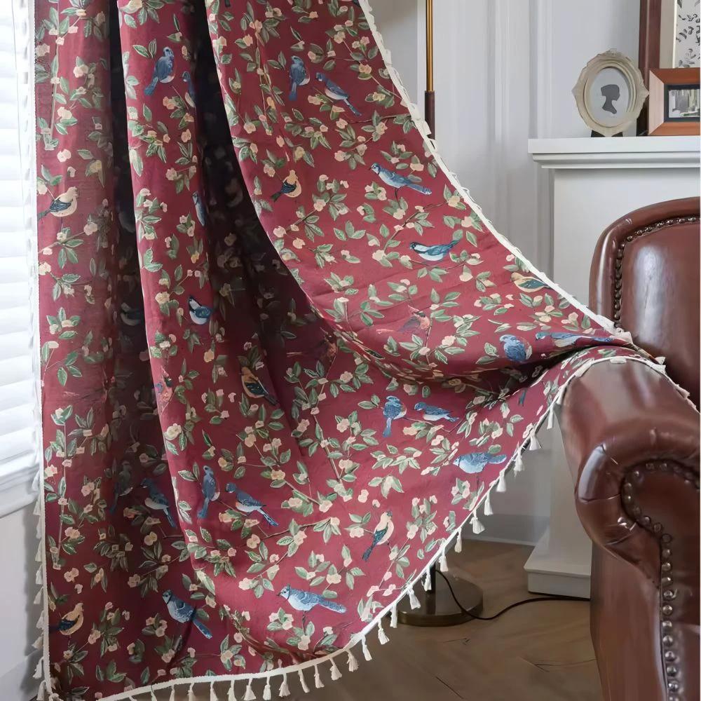 Wildflower Weave Tassel Curtain by Casa & Beyond