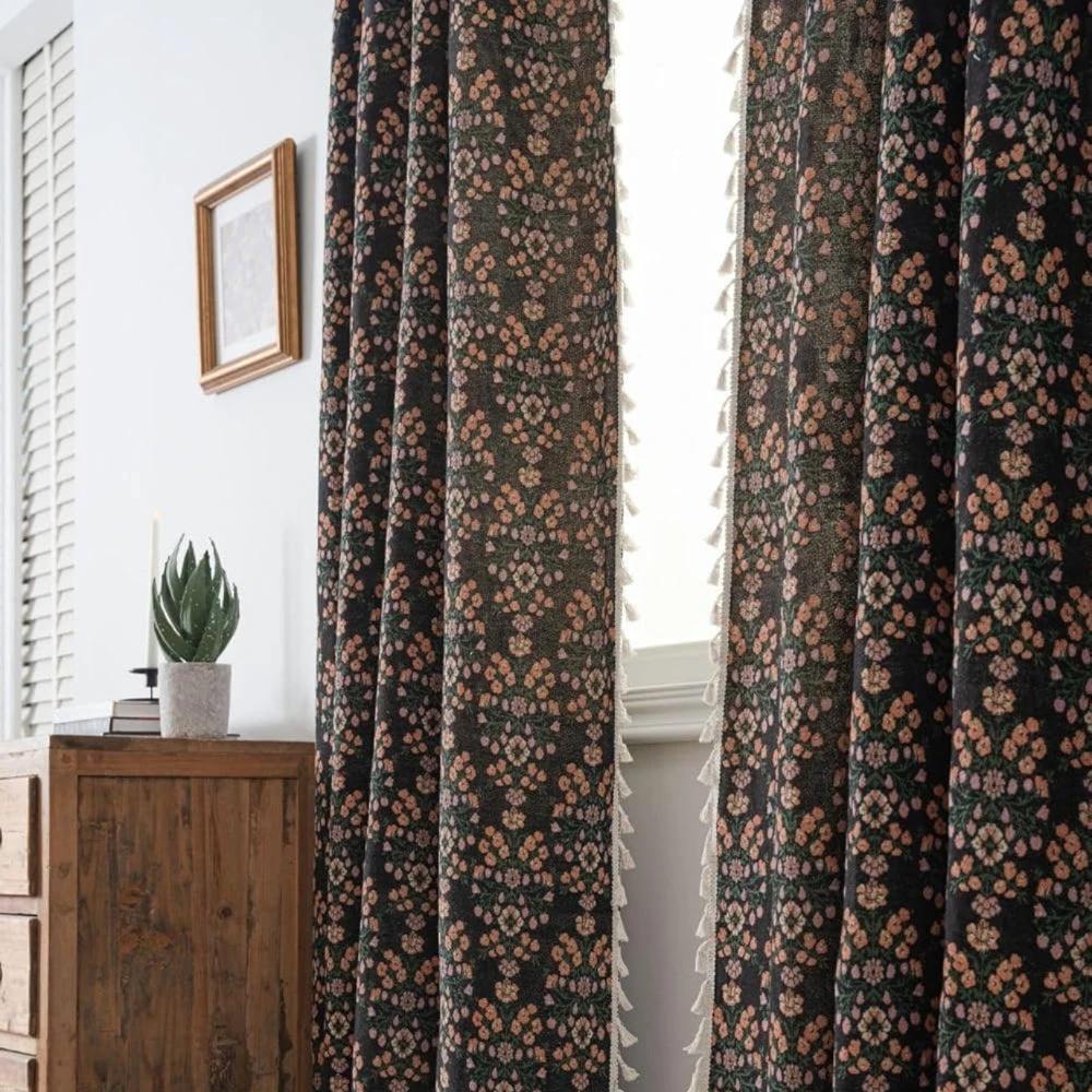 Wildflower Weave Tassel Curtain by Casa & Beyond
