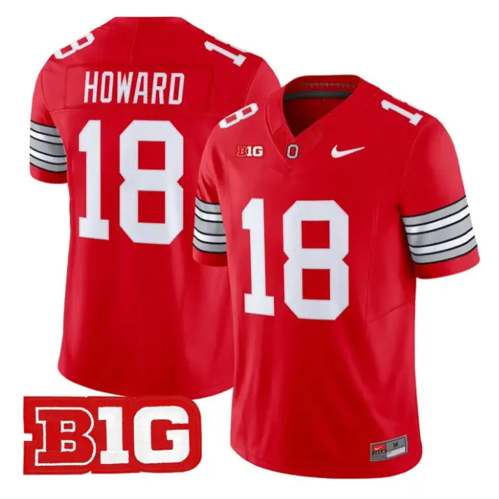 Will Howard Jersey #18 Ohio State 2026 Tunnel Vision Limited Stitched by My Store NCAA Football Jerseys