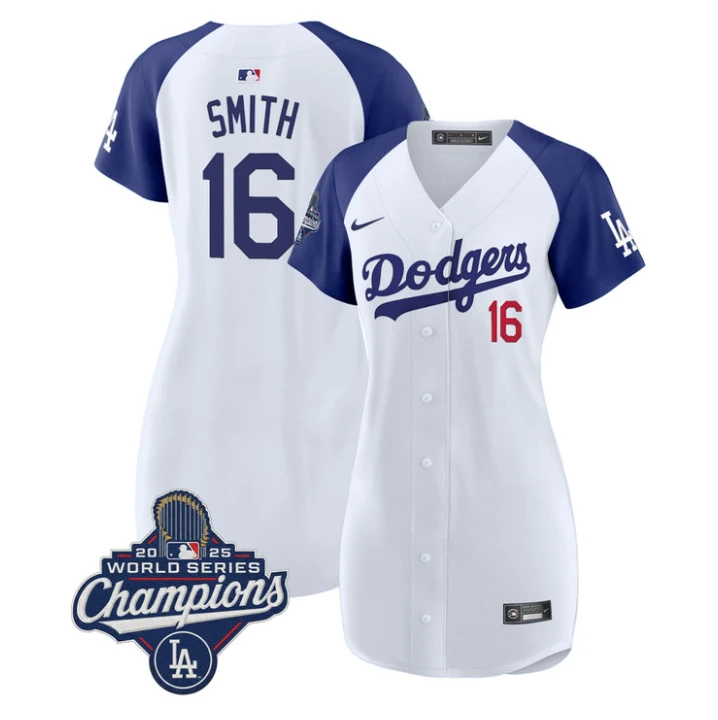 Will Smith Dress #16 Dodgers 2025 World Series Champions Stitched by My Store