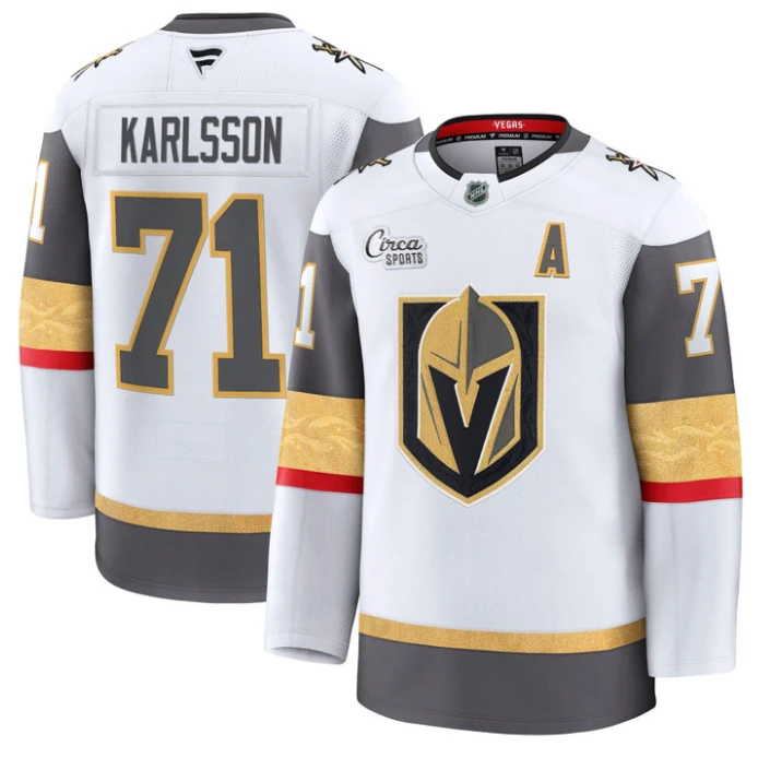 William Karlsson Jersey #71 Vegas Golden Knights Premium Stitched White by Hockey David