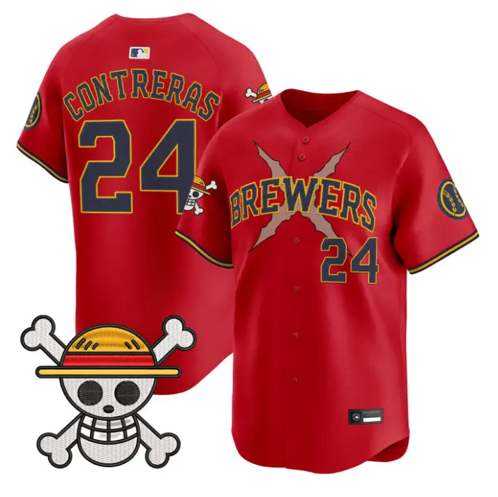 William Contreras Jersey #24 Milwaukee Brewers One Piece Premier Stitched by My Store