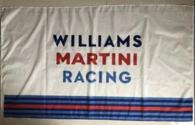 Williams Martini Racing Flag 3X5 Ft Polyester Banner USA 90x150cm by flagsjustdoit
