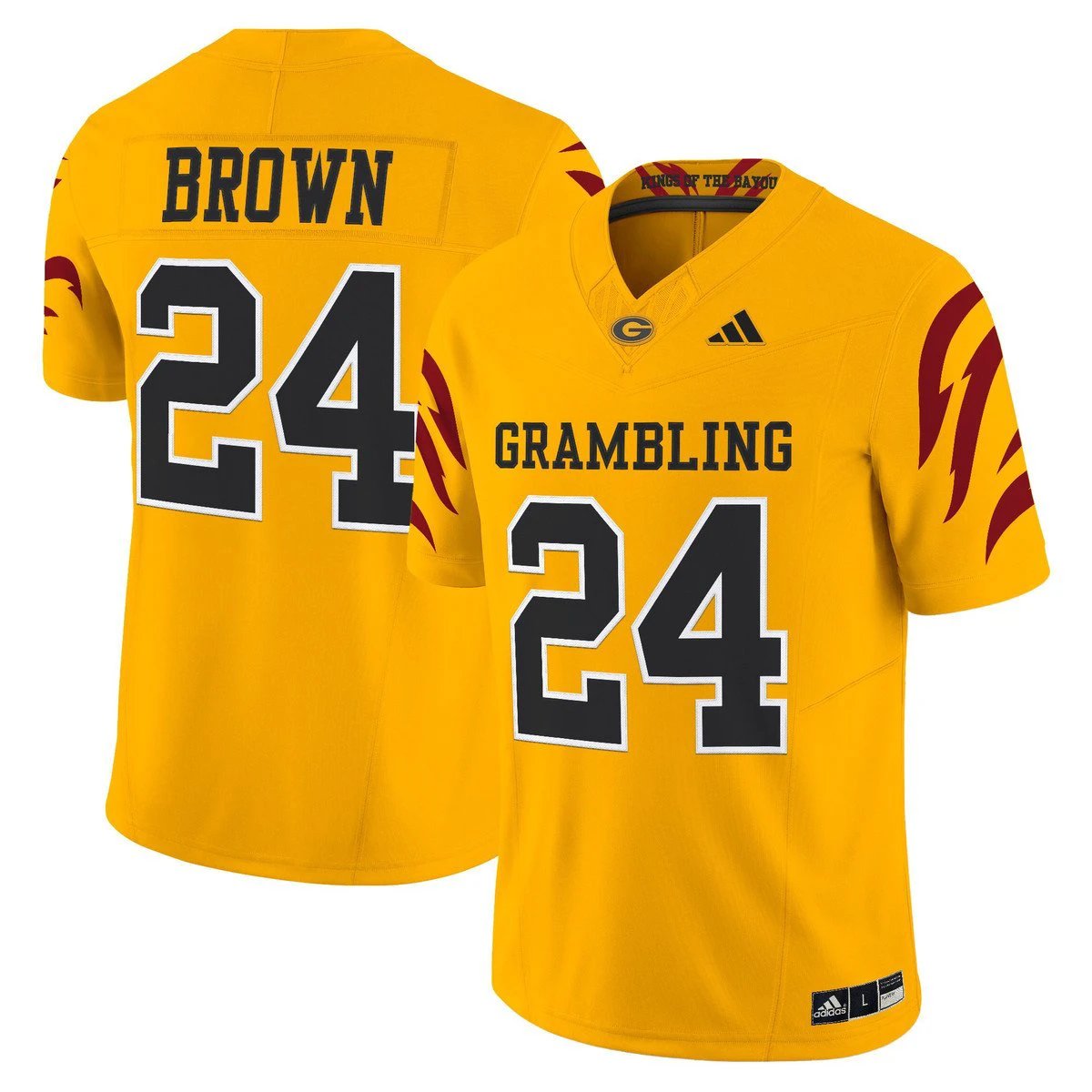 Willie Brown Jersey #24 Grambling Tigers 2025 Vapor Limited Stitched by My Store NCAA Football Jerseys