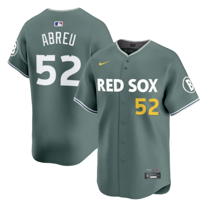 Wilyer Abreu Jersey #52 Boston Red Sox 2025 City Connect Vapor Premier Limited V2 Stitched by My Store