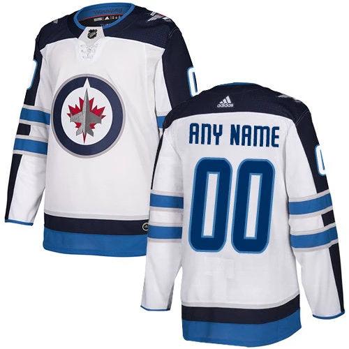 Winnipeg Jets Away NHL White Customized Jersey by Hockey David