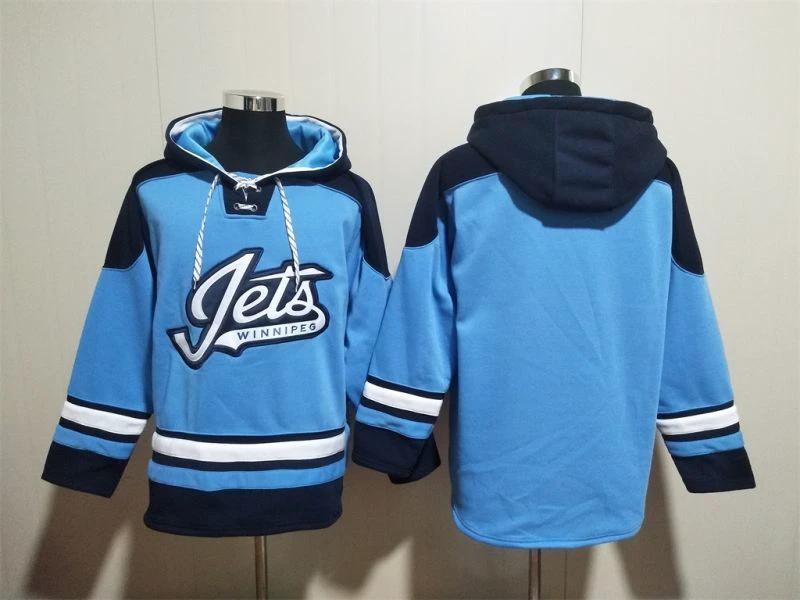 Winnipeg Jets Blank Pullover Hoodie by Hoodie Pullover