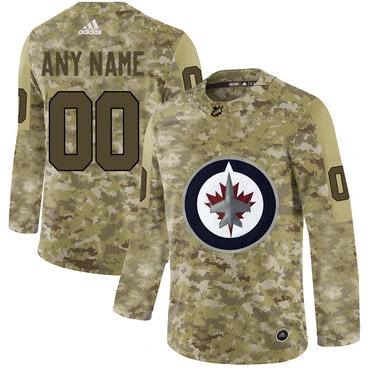 Winnipeg Jets Camo Customized Jersey by Hockey David