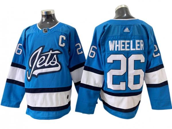 Winnipeg Jets #26 Blake Wheeler Blue Alternate Jersey by Hockey David