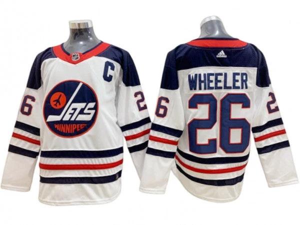 Winnipeg Jets #26 Blake Wheeler White Heritage Jersey by Hockey David