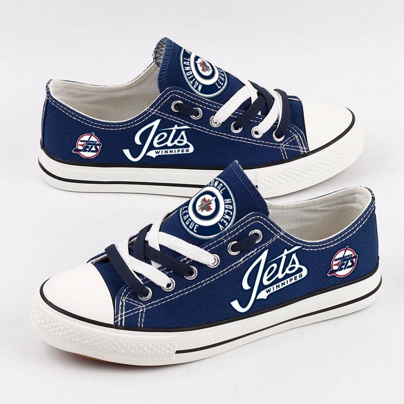 Winnipeg Jets Limited Low Top Canvas Sport Sneakers Shoes For Men Women Fans by Crocs