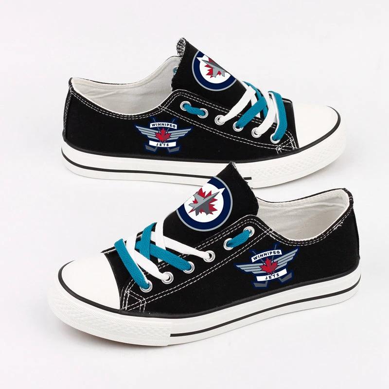 Winnipeg Jets Limited Low Top Canvas Sport Sneakers Shoes For Men Women Fans by Crocs