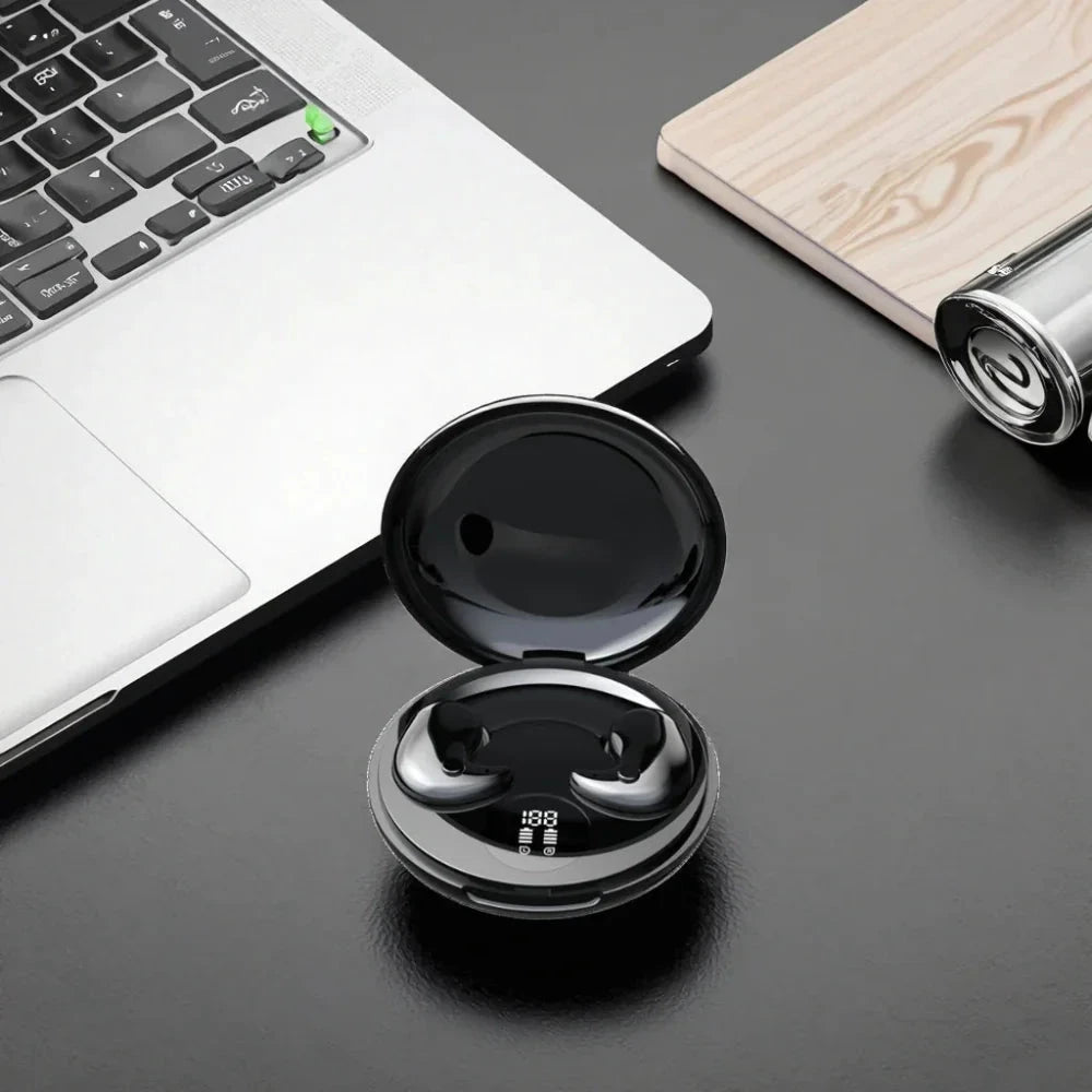 Bluetooth Earbuds Wireless Earbuds In-Ear Headphones Charging Case by BowLift