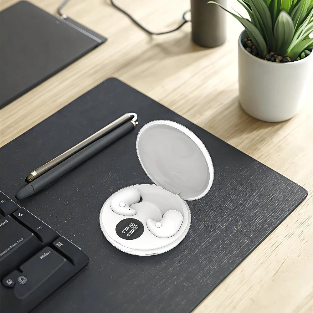 Bluetooth Earbuds Wireless Earbuds In-Ear Headphones Charging Case by BowLift