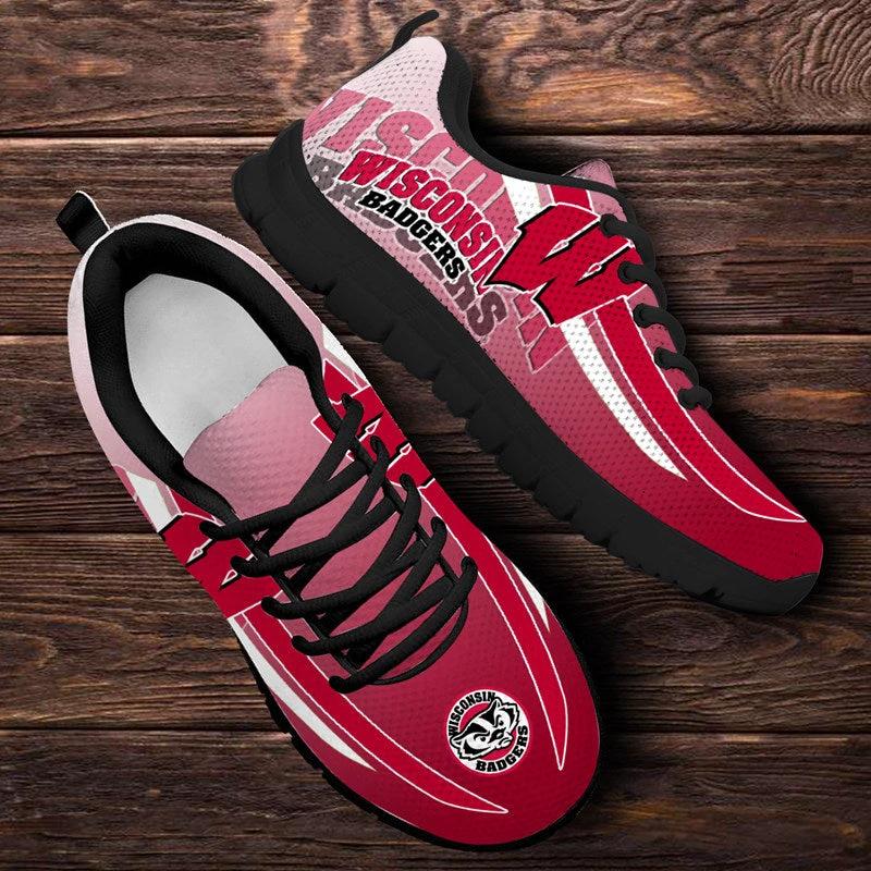 Wisconsin Badgers Patterns Canvas Limited Sneaker Shoes For Men Women Fans by Crocs