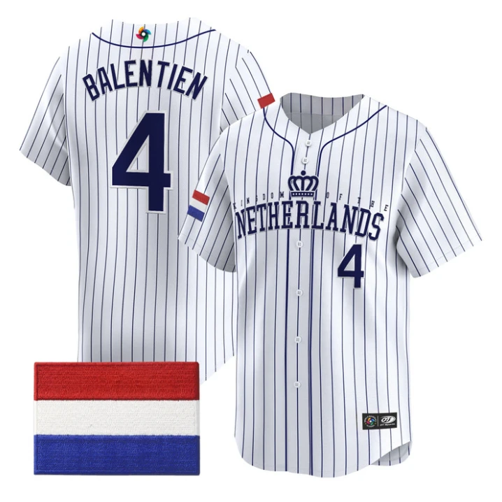 Wladimir Balentien Jersey #4 Team Netherlands 2026 World Baseball by My Store