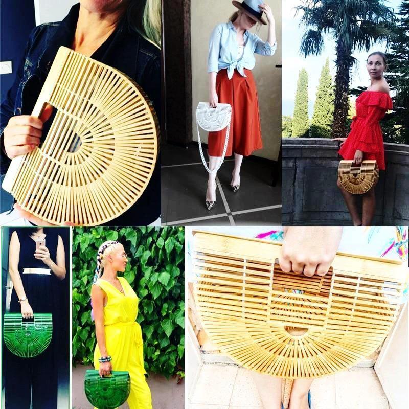 Womens Handbag Made From Natural Bamboo by BowLift