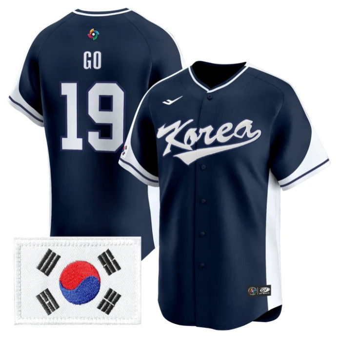 Woo-Suk Go Jersey #19 Team Korea 2026 World Baseball Classic Stitched by My Store