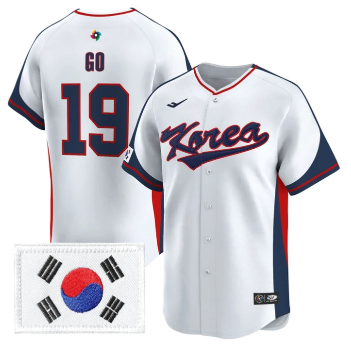 Woo-Suk Go Jersey #19 Team Korea 2026 World Baseball Classic Stitched by My Store