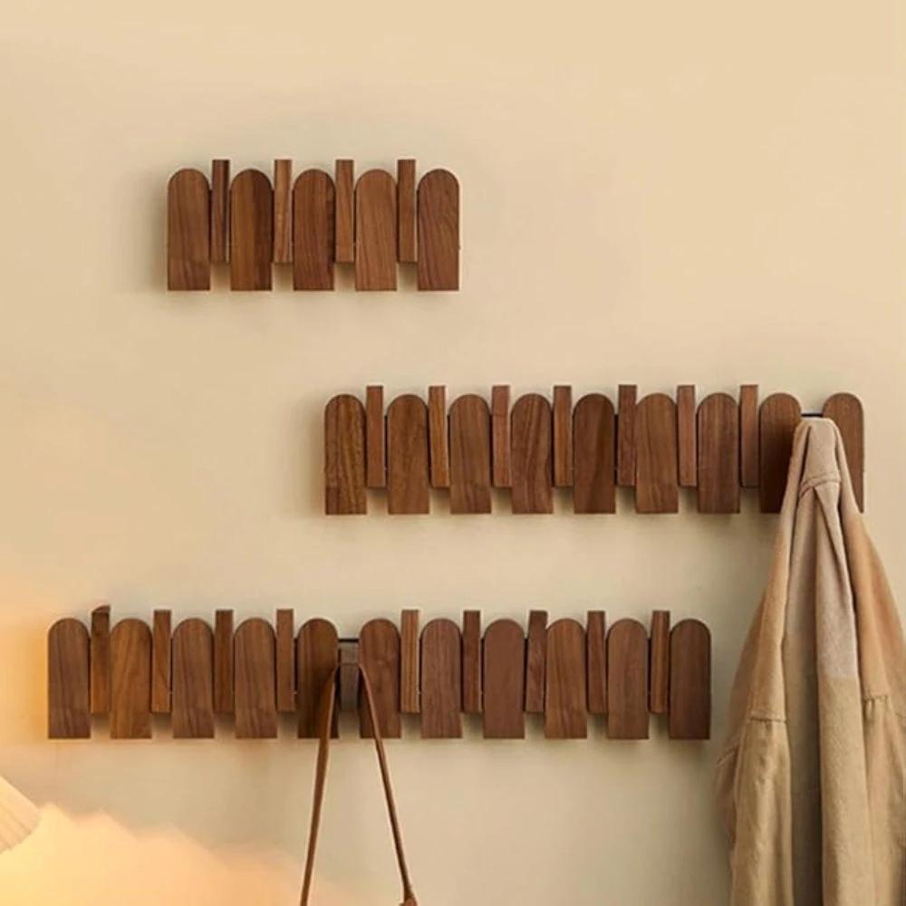 Piano Wooden Hook Wall Coat Rack by Casa & Beyond