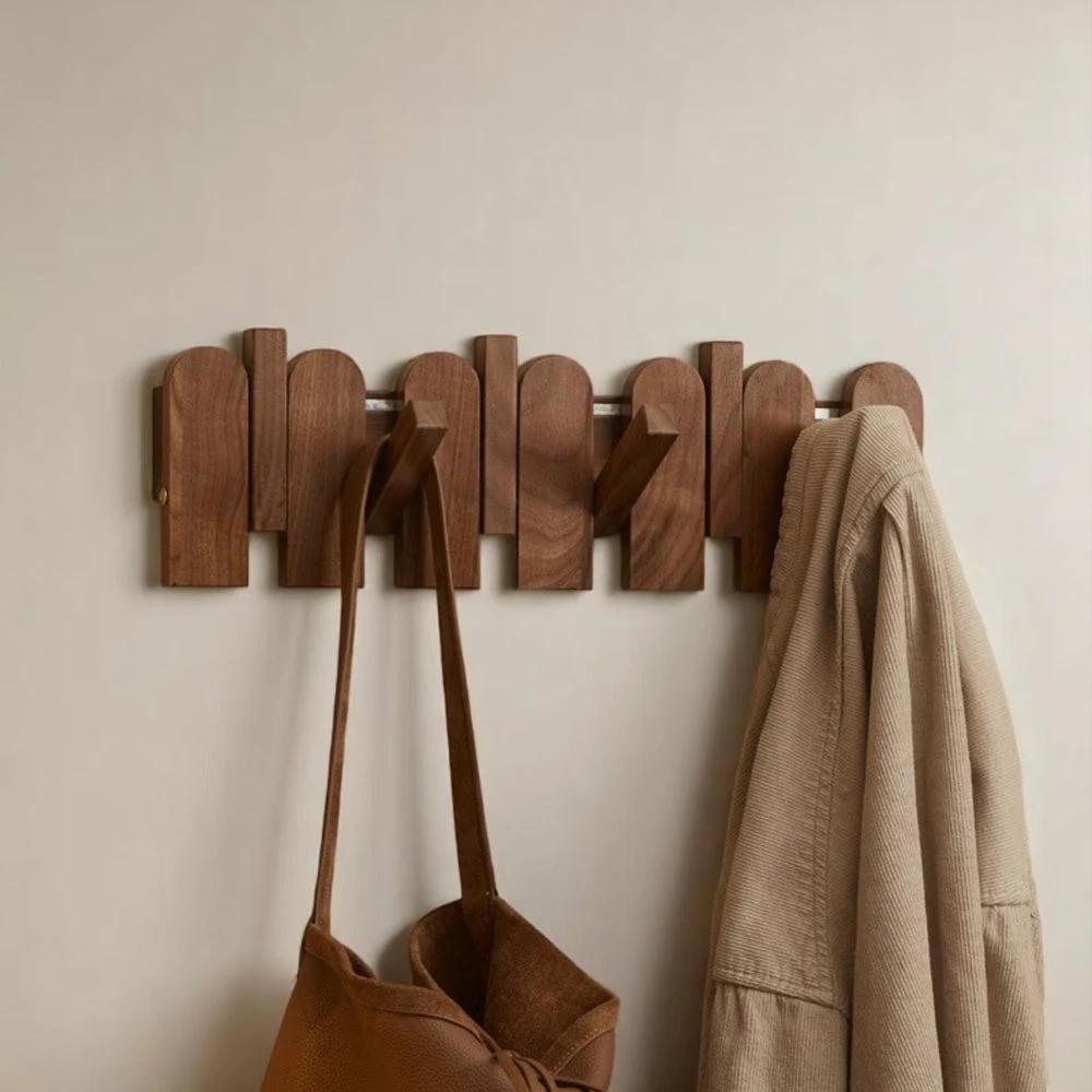 Piano Wooden Hook Wall Coat Rack by Casa & Beyond