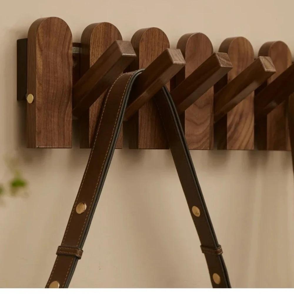 Piano Wooden Hook Wall Coat Rack by Casa & Beyond