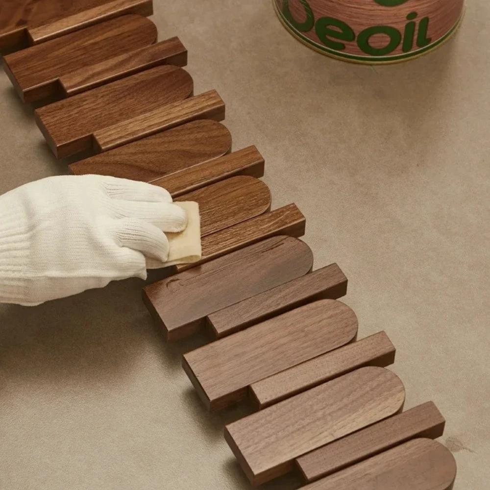 Piano Wooden Hook Wall Coat Rack by Casa & Beyond
