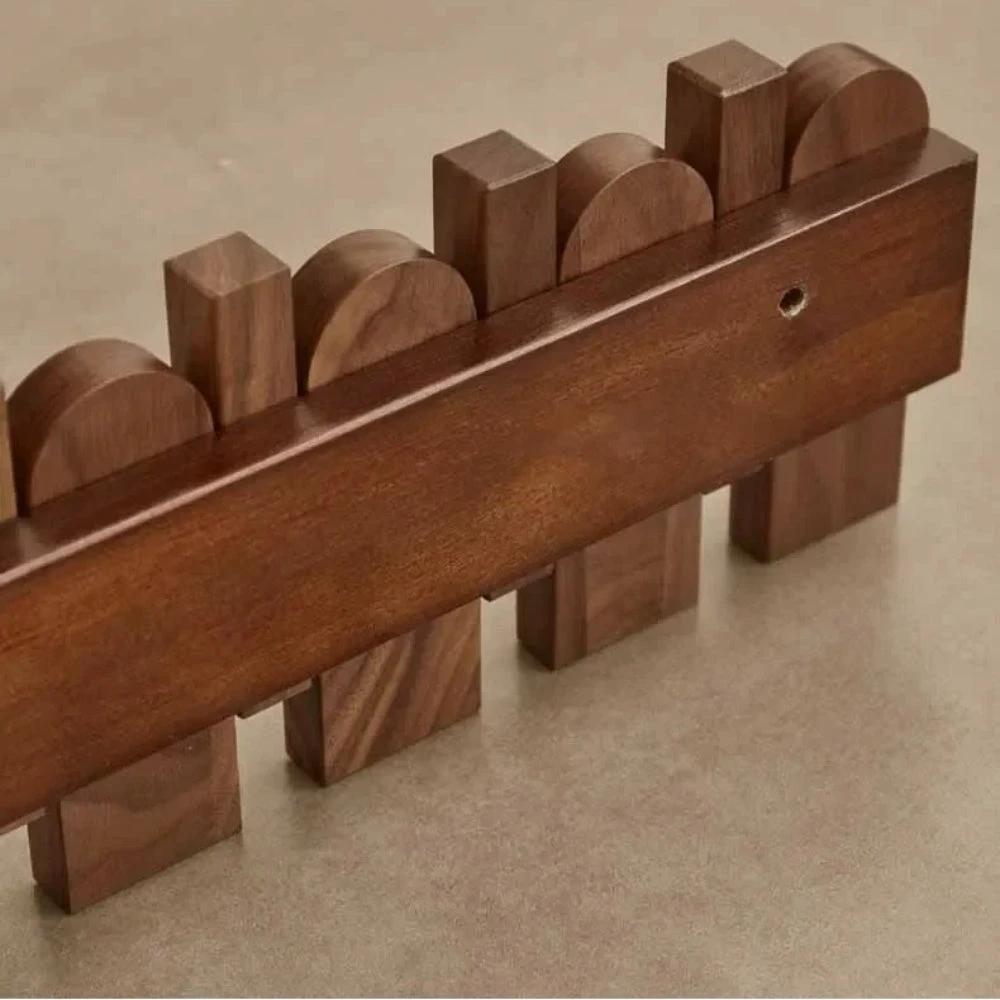 Piano Wooden Hook Wall Coat Rack by Casa & Beyond