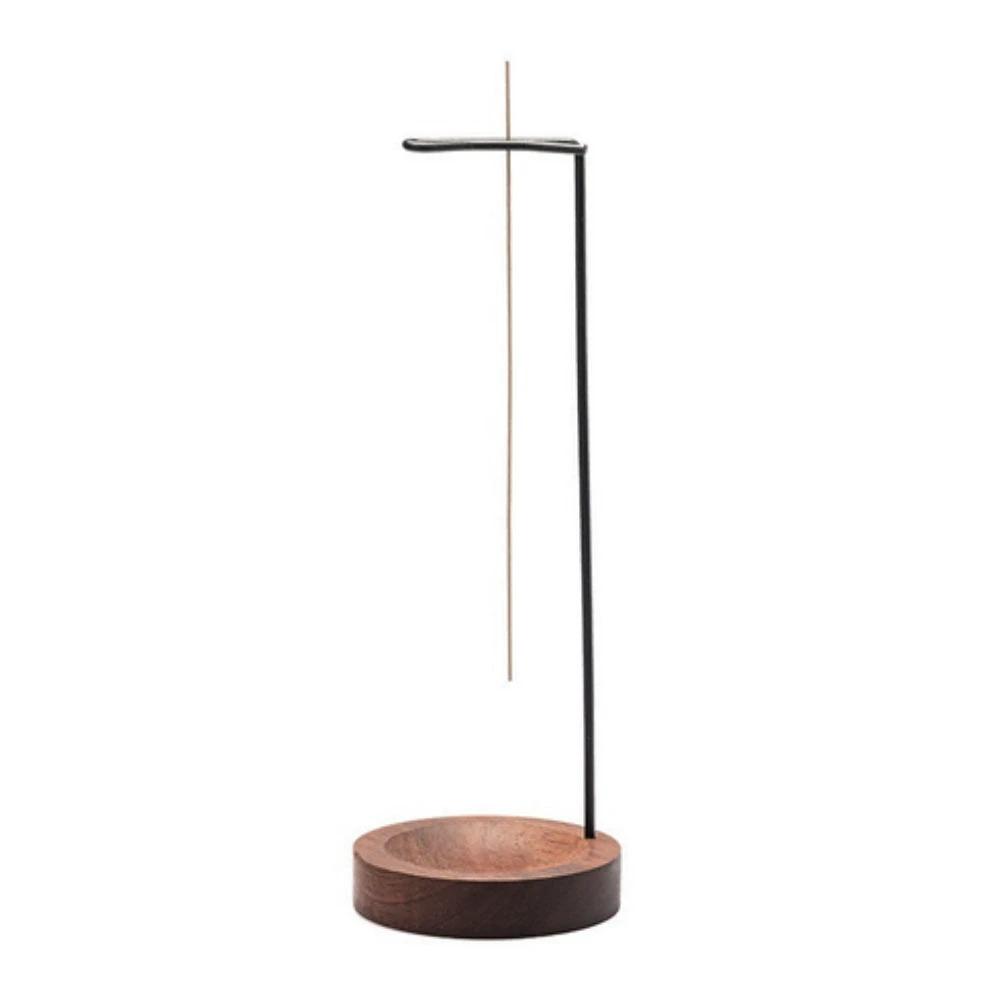 Wooden Incense Burner with Metal Holder by Casa & Beyond