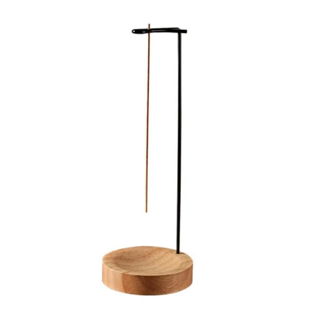 Wooden Incense Burner with Metal Holder by Casa & Beyond